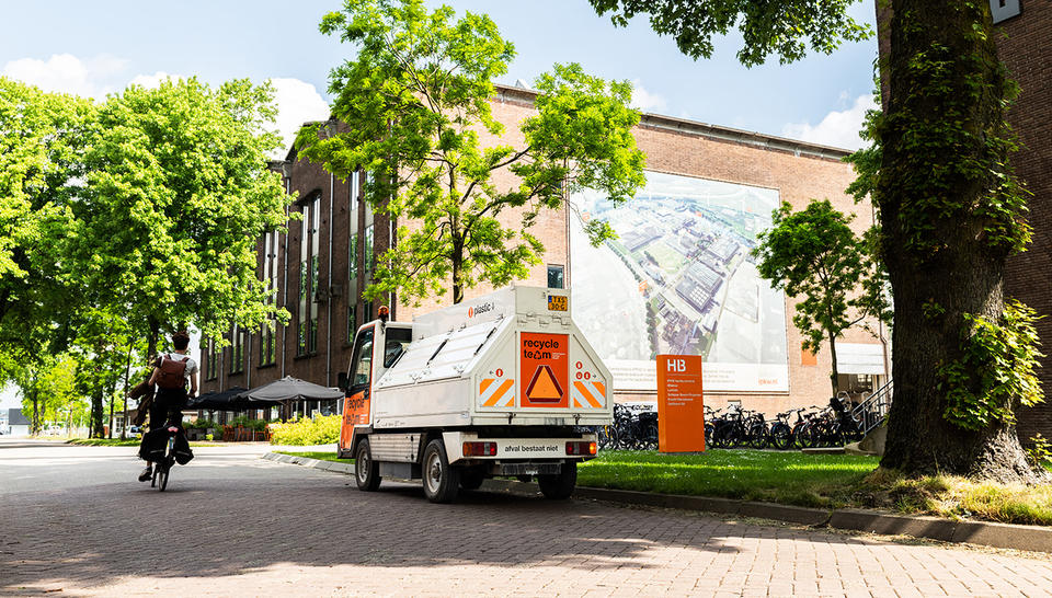 afvalvoertuig op IPKW