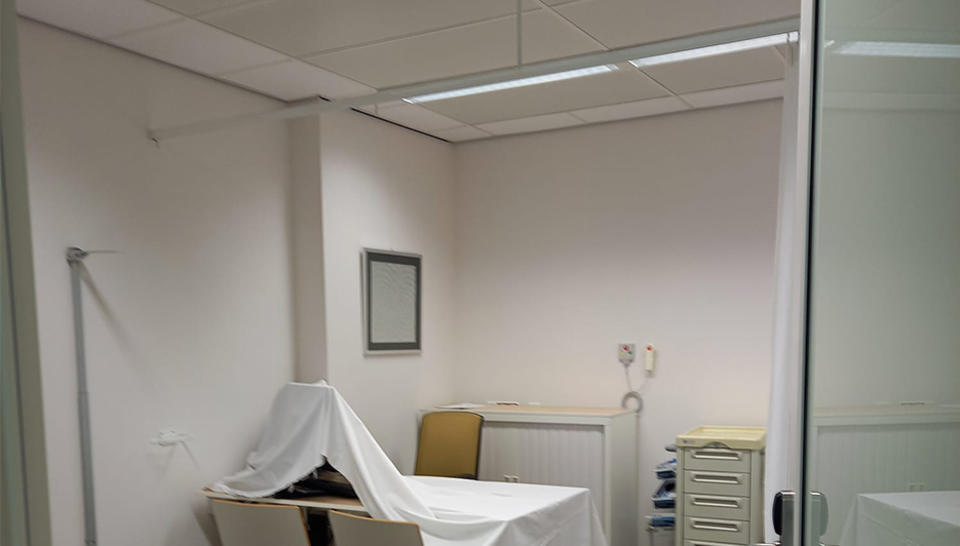 te vervangen verlichting in ziekenhuis voor renovatie