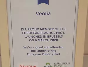 Veolia proud sponsor of Europe Plastic Pact