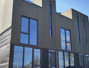 Innodeen en Veolia maken gevelplaten van gerecycled huisafval
