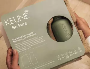 Keune maakte met flestic duurzame verpakkingen