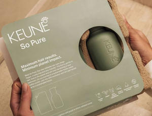 Keune maakte met flestic duurzame verpakkingen