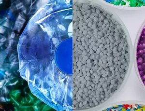 Van plastic afval tot waardevolle grondstof - recyclaat 