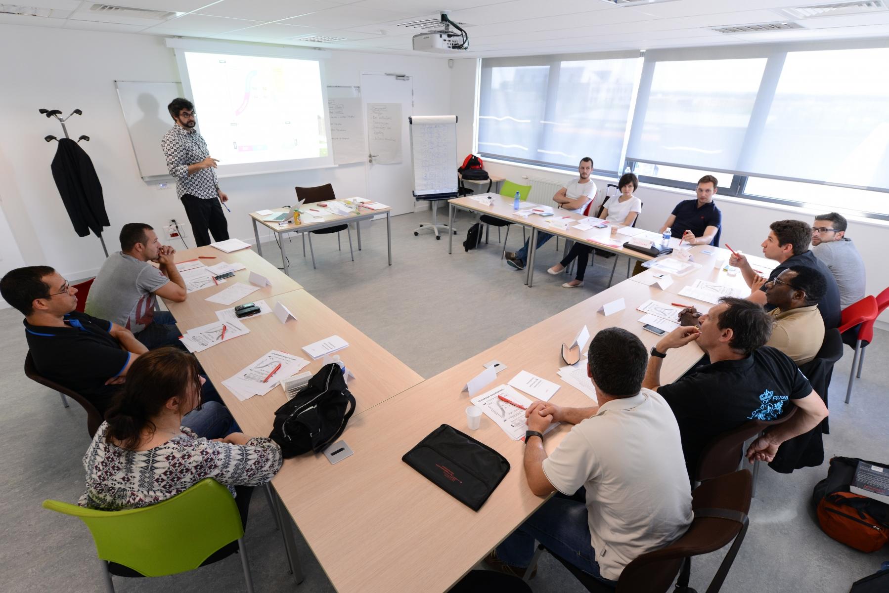 Opleiding en ontwikkeling Training room
