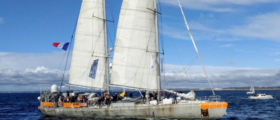 Einde van de Tara Pacific-expeditie ondersteund door de Veolia Foundation: de wetenschappelijke schoener is terug in Lorient na 2½ jaar op zee.