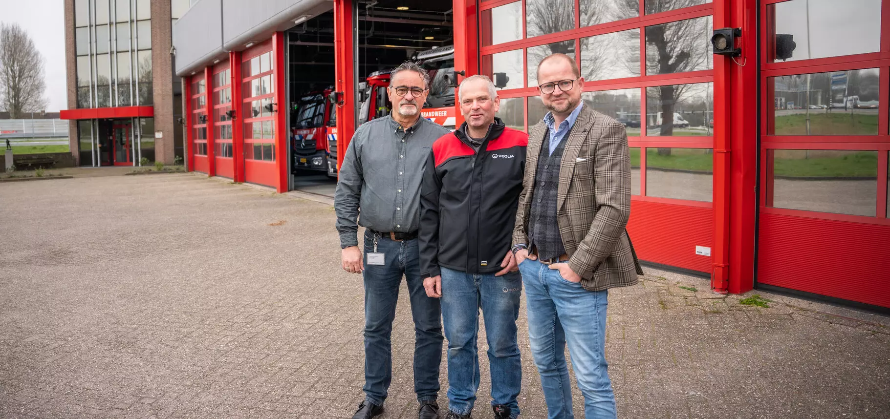 VRK Veolia en Rexel voor het gebouw