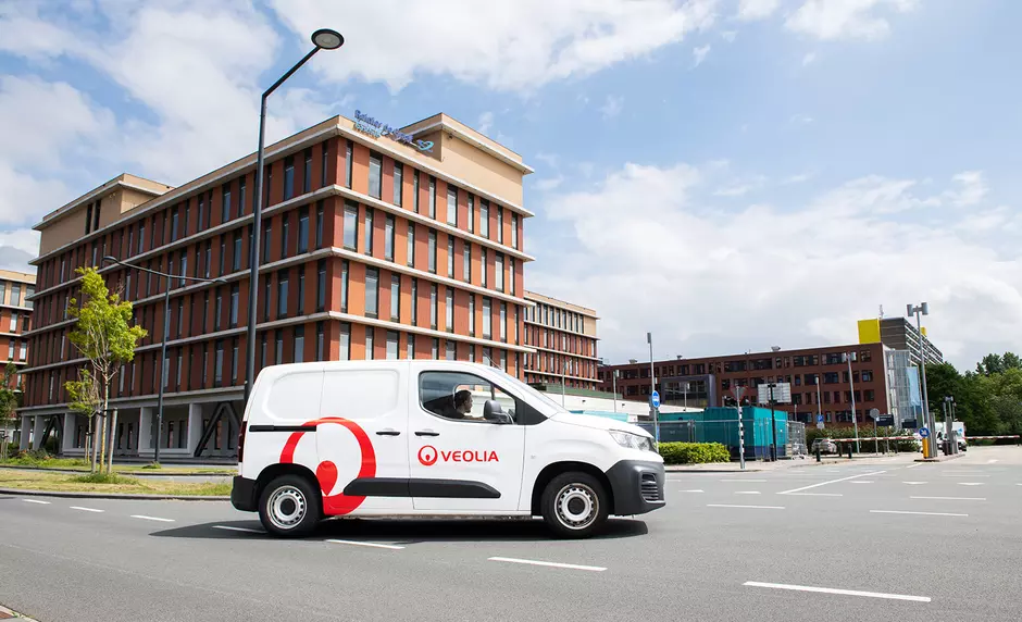 Veolia auto locatie Reinier de Graaf