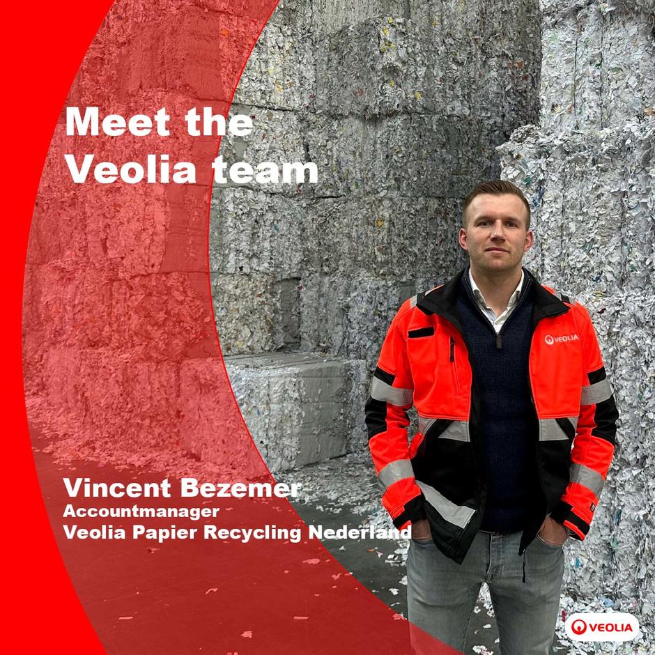 Veolia Nederland Team Vincent Papier Recycling Nederland