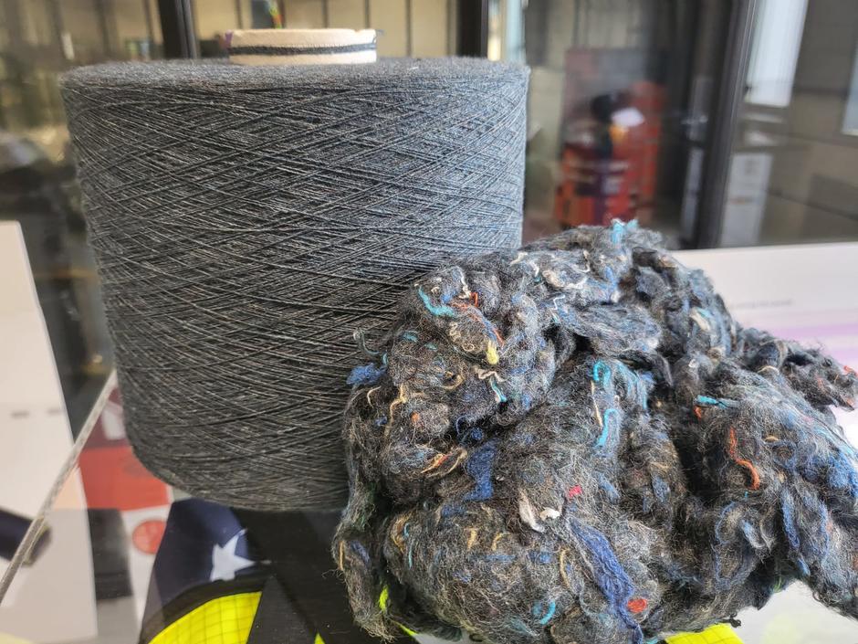 Gerecycled garen GAIA samenwerking met Veolia Nederland