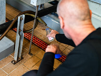Controle van het water