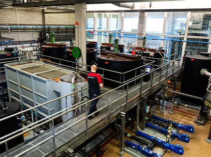 Waterzuivering industrie - Veolia Nederland locatie KMC