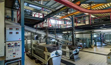 Koffie wordt geroosterd, op weg naar duurzame energie