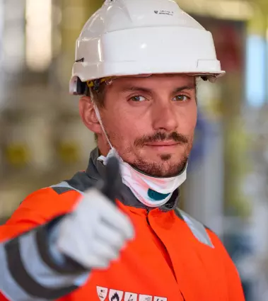 Veolia collega op industriële werkplek Veolia