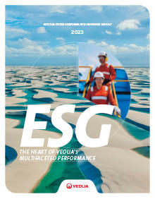 Cover Veolia ESG report 2023