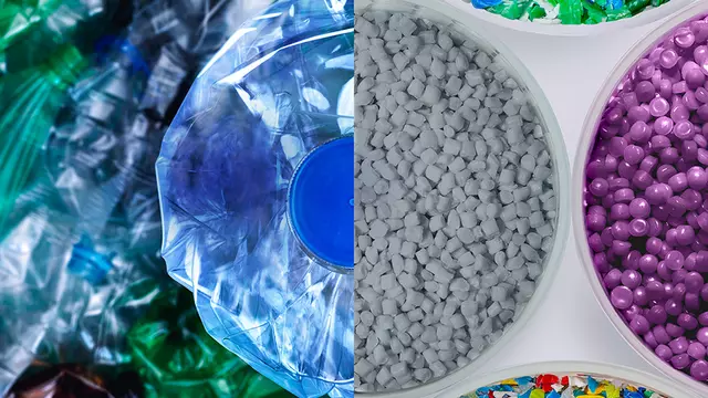 Van plastic afval tot waardevolle grondstof - recyclaat